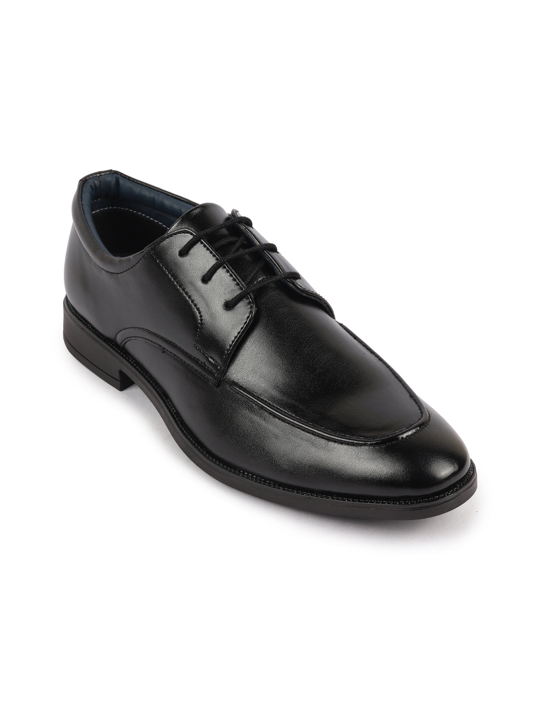 Shop Men Black Formal Office Comfort Lace-Up Derby Shoes Online.