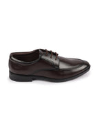 Shop Men Brown Formal Office Comfort Lace-Up Derby Shoes Online.