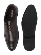 Shop Men Brown Formal Office Comfort Lace-Up Derby Shoes Online.