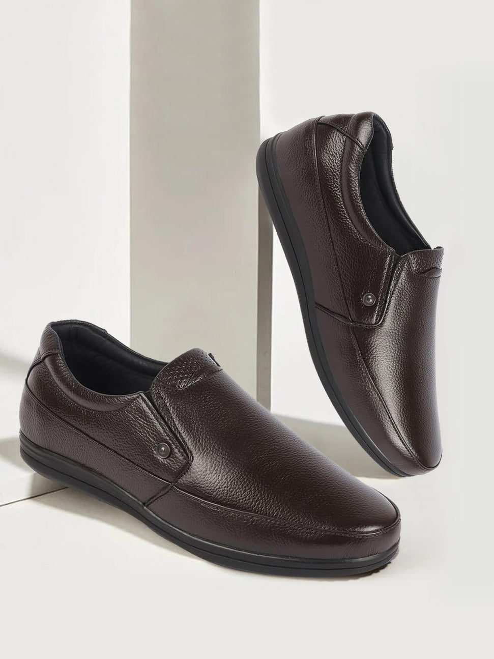 brown dress shoes womens HUSH PUPPIES AMAZON MENS HP CLOSED LOAFER – Bata main image 0