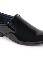 Shop Men Black Patent Leather Party Formal Office Slip On Shoes Online.