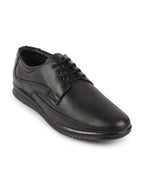 Shop Men Black Genuine Leather Formal Office Lace Up Derby Shoes Online.
