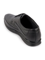 Shop Men Black Genuine Leather Formal Office Lace Up Derby Shoes Online.