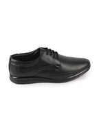 Shop Men Black Genuine Leather Formal Office Lace Up Derby Shoes Online.