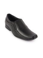 Shop Men Black Genuine Leather Office Formal Slip On Shoes Online.