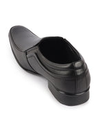 Shop Men Black Genuine Leather Office Formal Slip On Shoes Online.