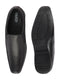 Shop Men Black Genuine Leather Office Formal Slip On Shoes Online.