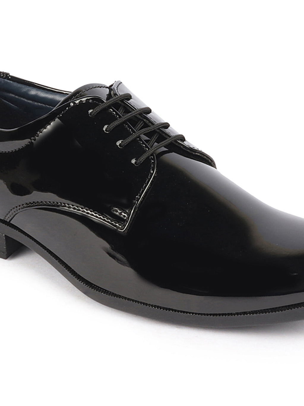 men brown textured leather formal derbys