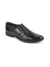 Shop Men Black Genuine Leather Classic Formal Office Slip On Shoes Online.