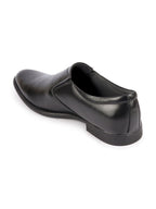 Shop Men Black Genuine Leather Classic Formal Office Slip On Shoes Online.