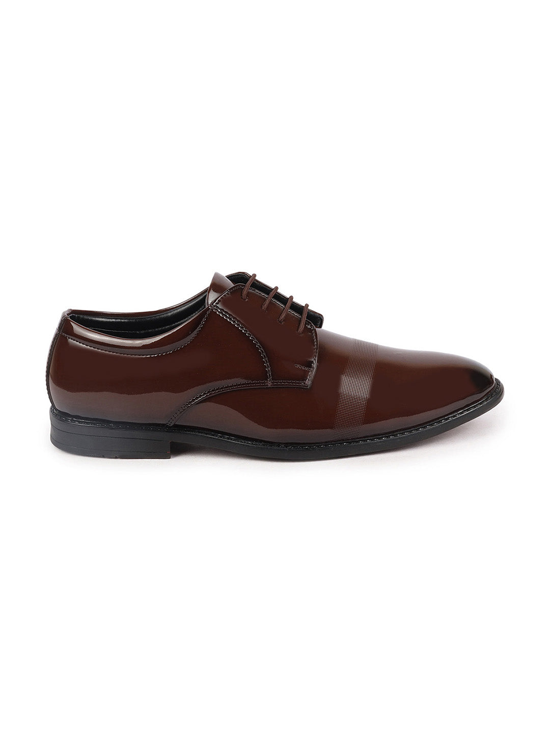 Handmade Men Tan Whole Cut Leather Lace Up Business Shoes, Office Shoes main image 1