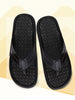 Men Black Casual Slip-On Slippers