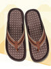 Men Brown/Orange Casual Slip-On Slippers