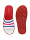 Men Red/Blue Casual Slip-On Flip-Flops
