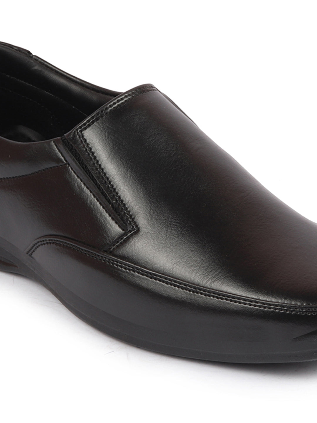Shop Men Black Formal Office Dress Comfort Slip On Shoes Online.