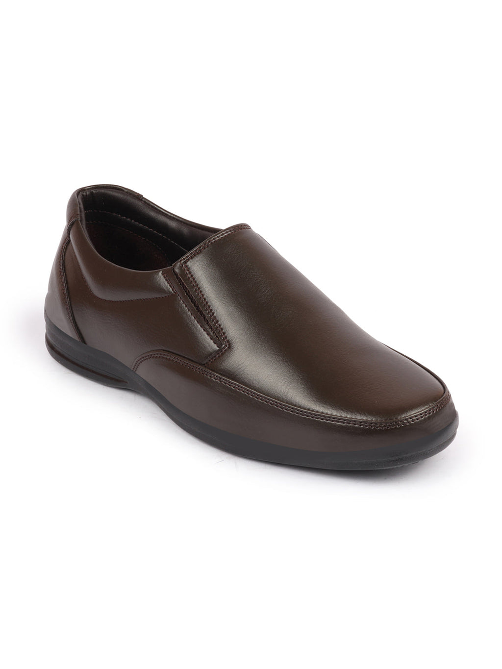 Shop Men Brown Formal Office Dress Comfort Slip On Shoes Online.