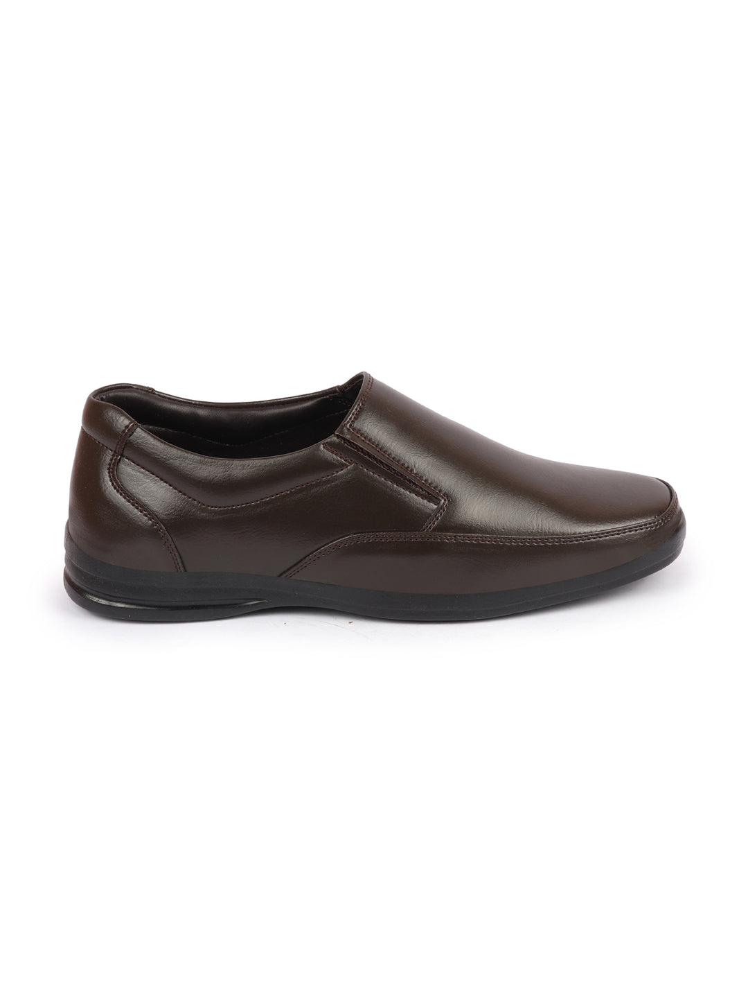 Shop Men Brown Formal Office Dress Comfort Slip On Shoes Online.