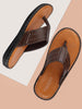 Men Brown Casual Slip-On Slippers