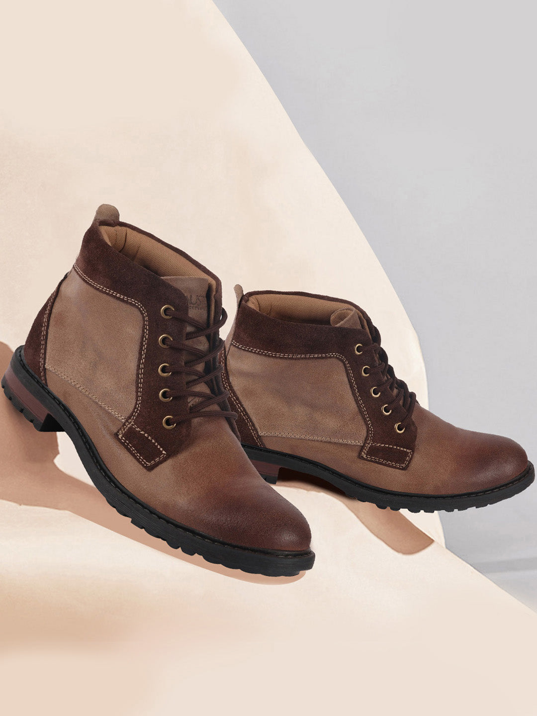 Mens brown store boots fashion