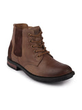 Men Brown Outdoor Chelsea Leather Boots