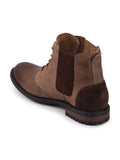 Men Brown Outdoor Chelsea Leather Boots