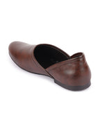 Shop Men Brown Ethnic Nagra Juttis & Mojaris Online.