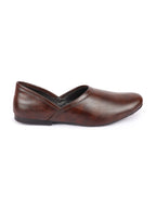 Shop Men Brown Ethnic Nagra Juttis & Mojaris Online.