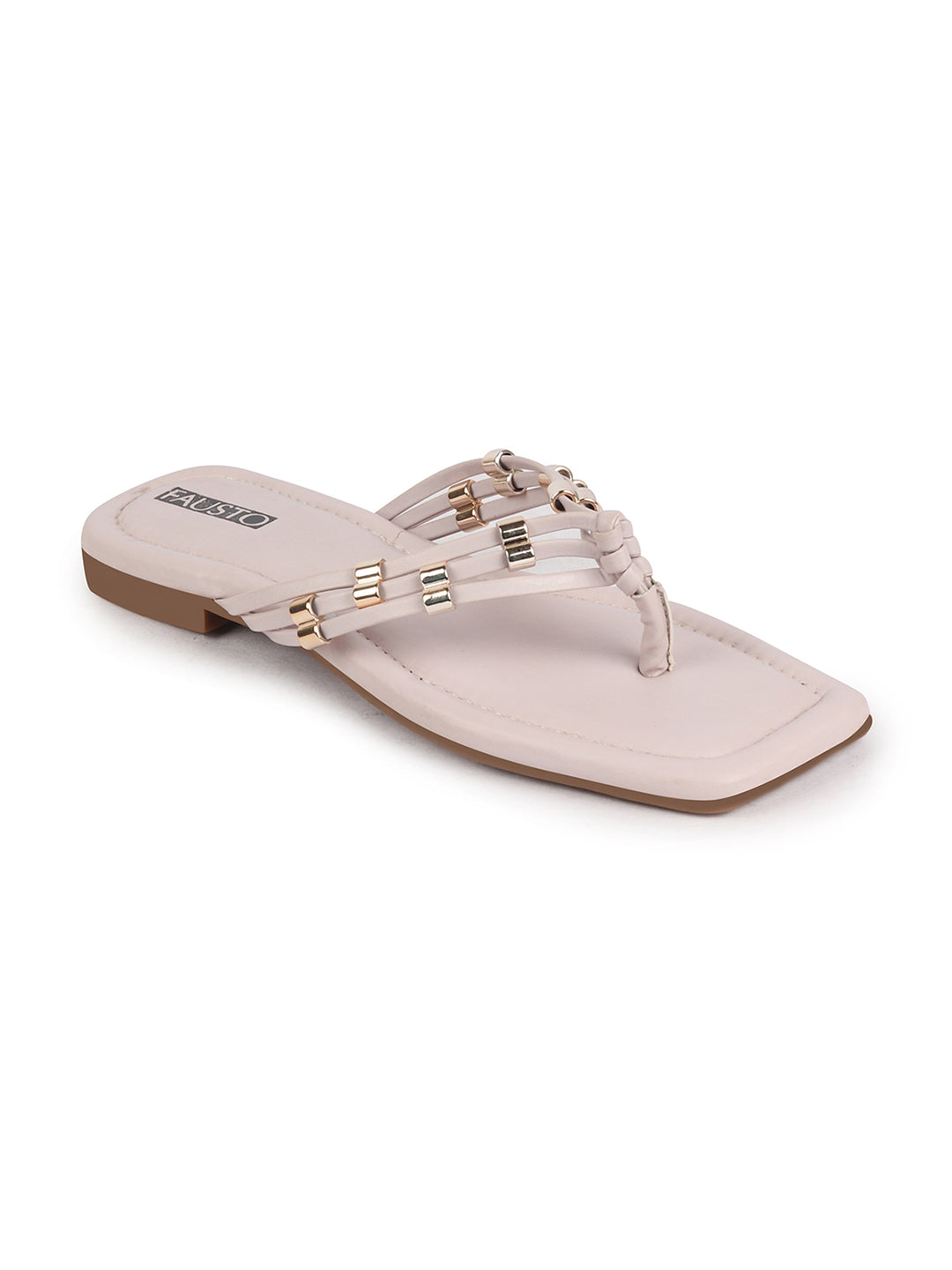 Shop Women Lavender Party Wedding T-Strap Thong Slip On Flats Slippers Online.