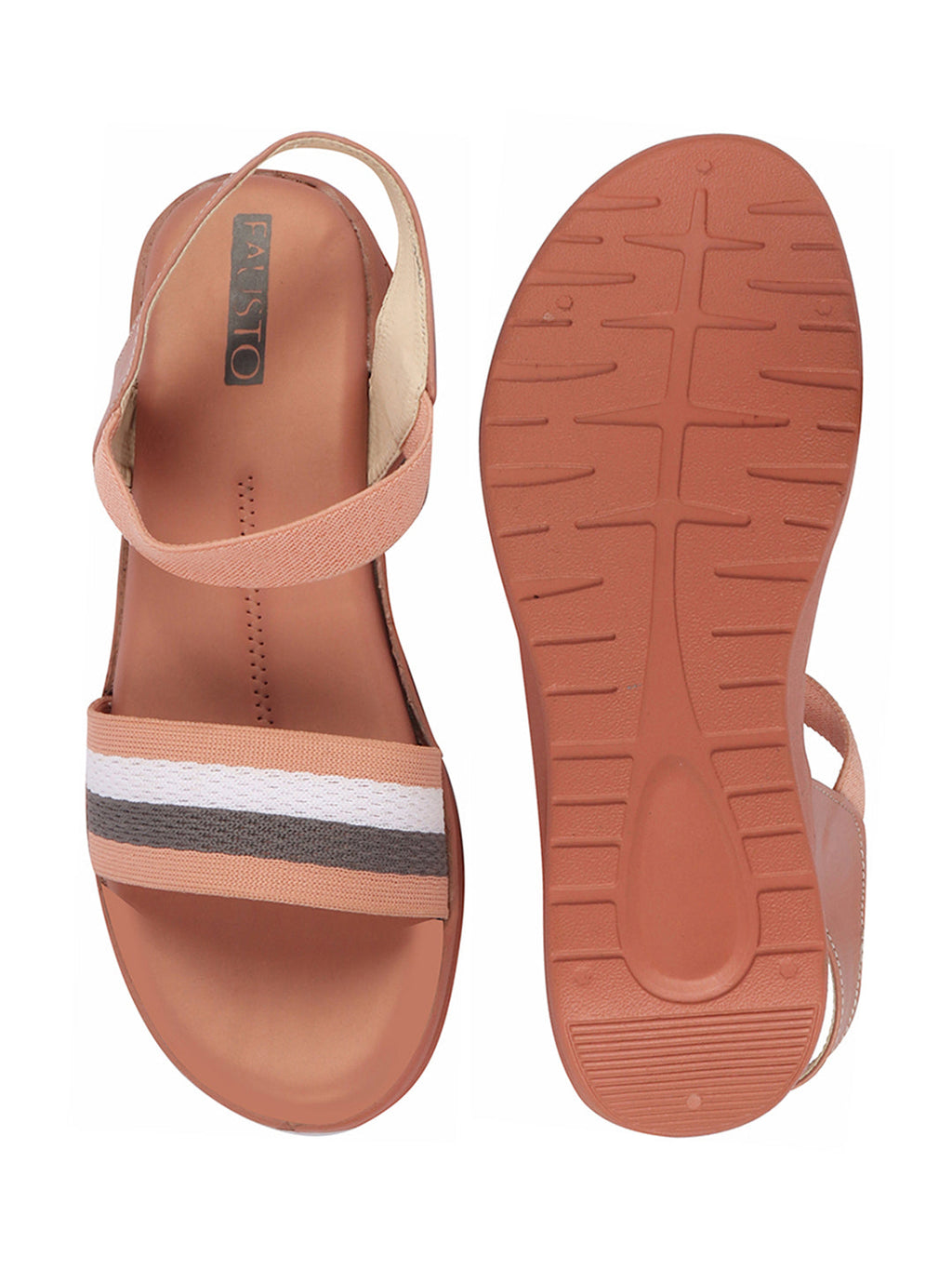 Shop Women Pink Open Toe Multi Color Strap Platform Woven Design Slip On Sandals Online.