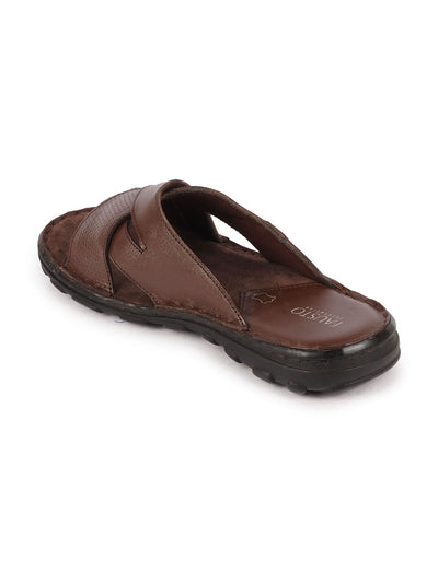 mens slippers leather