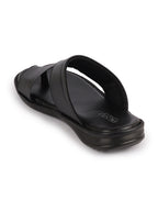 Shop Men Black Daily Indoor Outdoor Multi Strap Slip On Toe Ring Slipper Online.