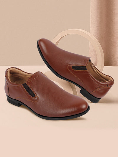 Buy Men Formal Office Side Leather Slip On Shoes Online