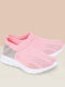 Women Pink/Grey Sports Slip-On Walking Shoes