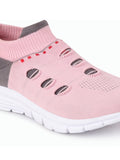 Women Pink Sports Slip-On Walking Shoes