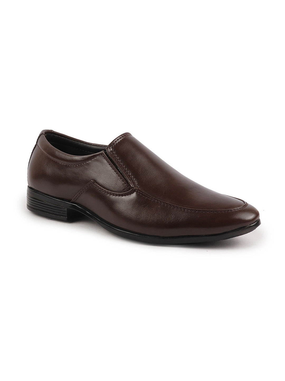 Shop Men Brown Formal Office Meeting Slip On Shoes Online.