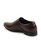 Shop Men Brown Formal Office Meeting Slip On Shoes Online.