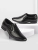 Men Black Formal Office Meeting Slip On Shoes