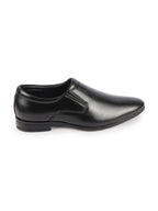 Shop Men Black Formal Office Meeting Slip On Shoes Online.