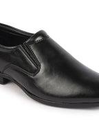 Shop Men Black Formal Office Meeting Slip On Shoes Online.