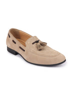 Shop Men Cheeku Suede Leather Casual Tassel Loafer Shoes Online.