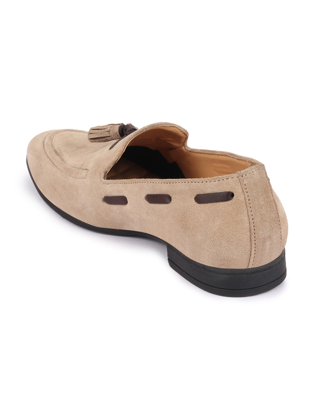 Shop Men Cheeku Suede Leather Casual Tassel Loafer Shoes Online.