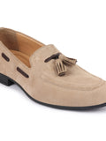 Men Cheeku Suede Leather Casual Tassel Loafer Shoes
