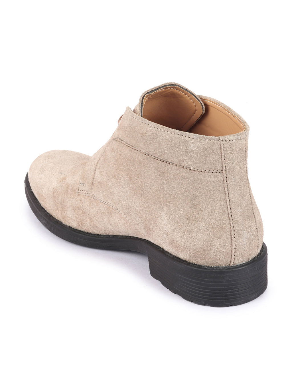 Shop Men Cheeku Suede Leather High Ankle Lace Up Chukka Boots Online.