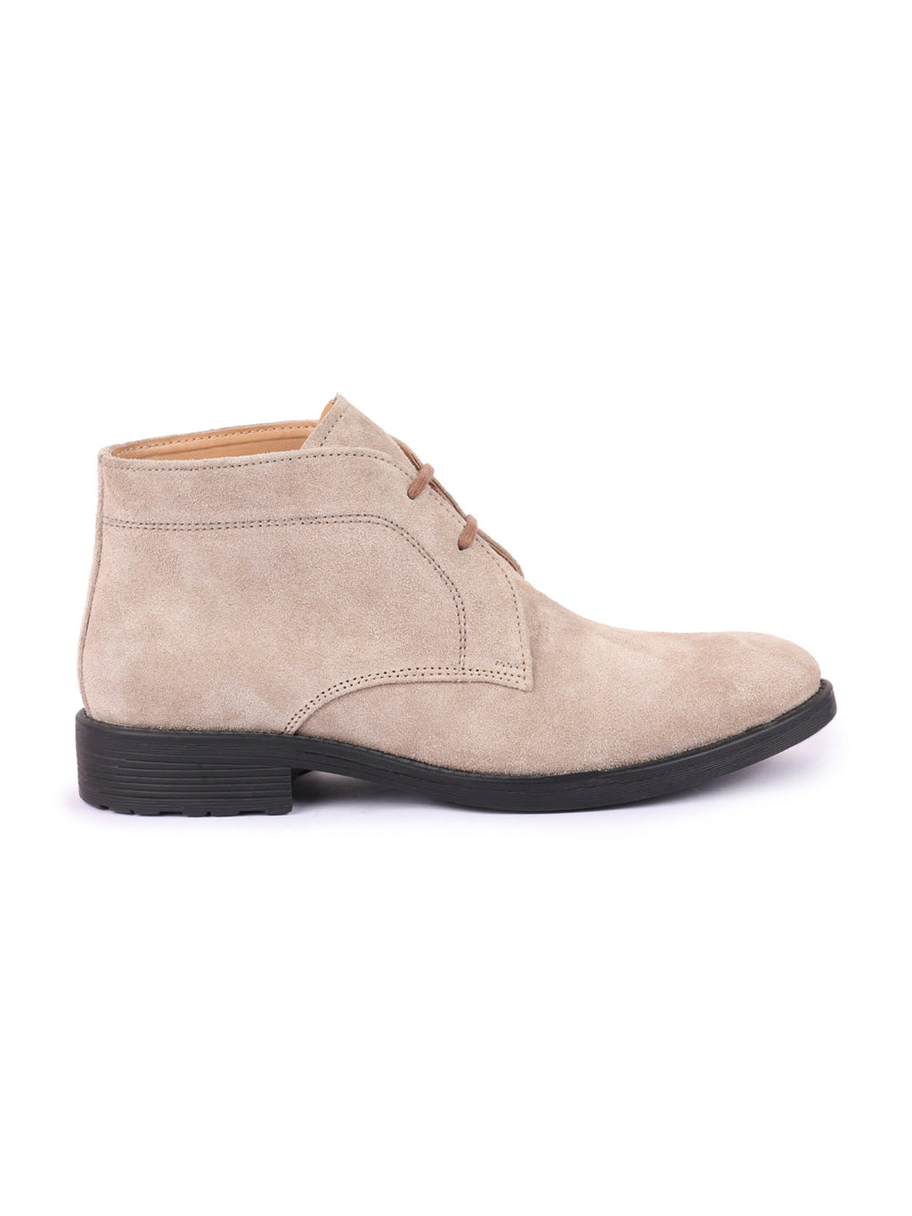 Shop Men Cheeku Suede Leather High Ankle Lace Up Chukka Boots Online.