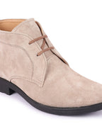 Shop Men Cheeku Suede Leather High Ankle Lace Up Chukka Boots Online.