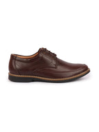 shop men brown formal lace-up derby uniform dress shoes online.