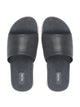 Men Navy Blue Open Toe Ultra Light Flexible Slip-On Slippers Flip-Flops