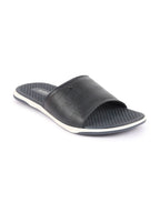 Shop Men Navy Blue Open Toe Ultra Light Flexible Slip-On Slippers Flip-Flops Online.