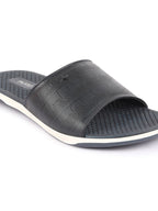 Shop Men Navy Blue Open Toe Ultra Light Flexible Slip-On Slippers Flip-Flops Online.