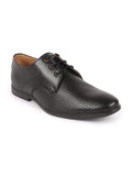 Men Black Pattern Design Formal/Office Lace Up Shoes